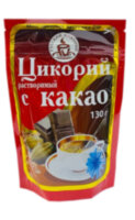 Цикорий растворимый с какао, 130 г, Русский цикорий