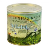 Льняная каша Эльфа с пророщенной пшеницей натуральная, Витапром ООО